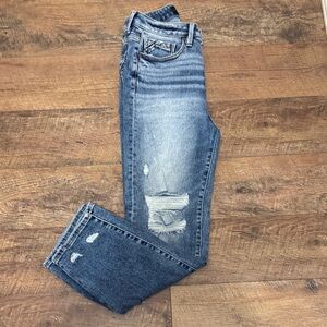 Buckle Blue Distressed Skinny Jeans